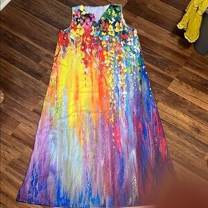 Colorful Maxi Dress WITH POCKETS 🤩